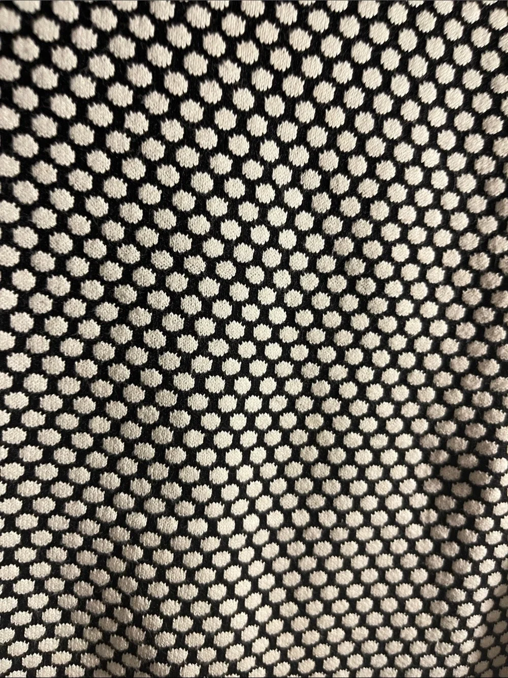 Express Black & White Open-Weave Crewneck Sweater - Picture 6 of 7